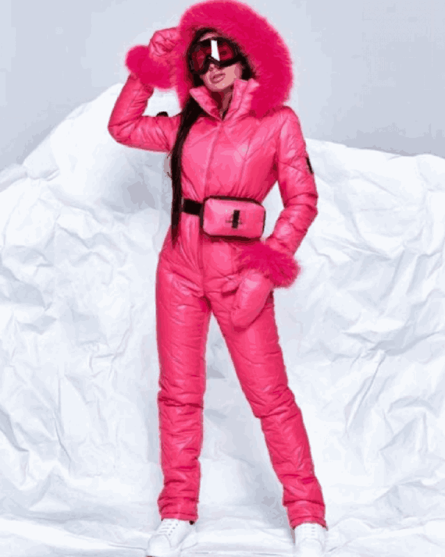 Pink Ski Jumpsuit Pink Ski Jumpsuit