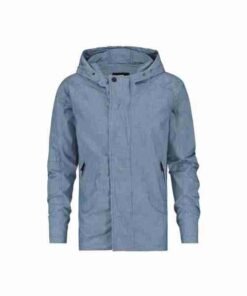 Cristiano Rolando Hooded Chambray Jacket