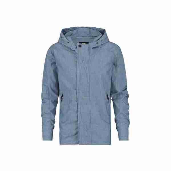 Cristiano Rolando Hooded Chambray Jacket Cristiano Rolando Hooded Chambray Jacket