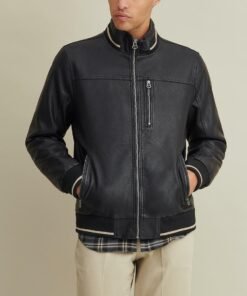 Nate Faux-Leather Jacket