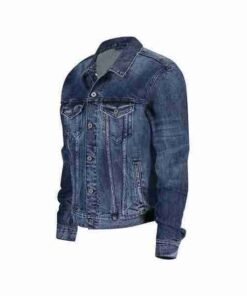 Cristiano Ronaldo Blue Trucker Jacket