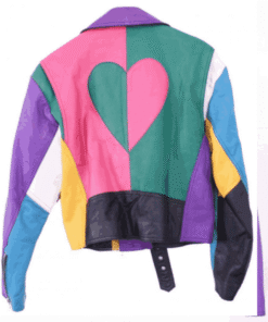 Women’s Rainbow Colorful Motorcycle Jacket