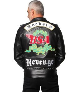 BSA Faith George Michael Rockers Revenge Leather Jacket
