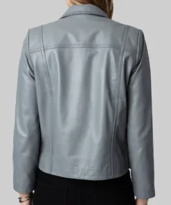 Law & Order Special Victims Unit Mariska Hargitay Grey Leather Jacket