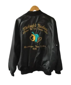 Midnight Rodeo Albuquerque Black Bomber Jacket