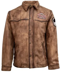 NHSFR 2025 Contestant Brown Leather Jacket
