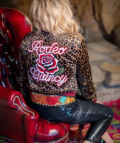 National Finals Rodeo Rebel Rose Varsity Jacket