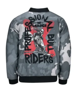 Professional Bull Riders Camo Bomber Jacket