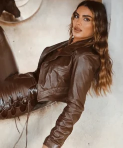 Camila Coelho Rodeo Cowgirl Leather Jacket