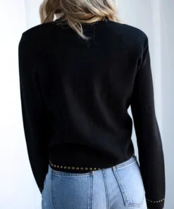 Rodeo Western Cowgirl Black Suede Jacket