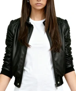 The Vampire Diaries S06 Nina Dobrev Leather Jacket
