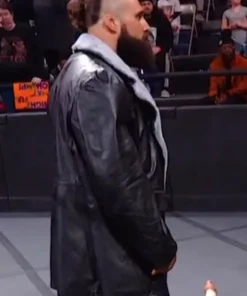WWE NXT Super Star Tony D’Angelo Black Shearling Jacket