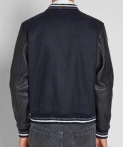 Blouson Copper A.P.C. Blue and Black Varsity Jacket