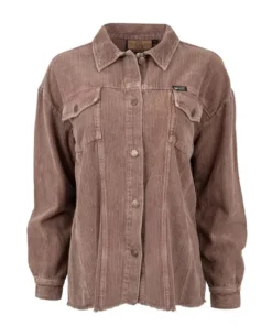 Women Rodeo Cowgirl Purple Corduroy Jacket