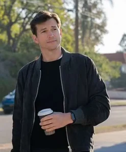 Ashton Kutcher Your Place or Mine Bomber Jacket