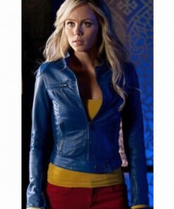 Smallville Laura Vandervoort Supergirl Leather Jacket