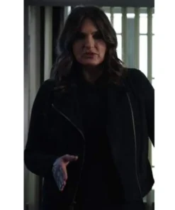 Law & Order SVU Mariska Hargitay Suede Jacket