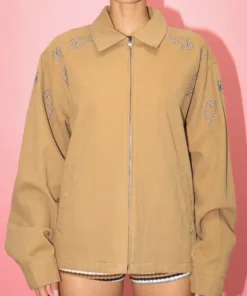 Womens Rodeo Work Brown Western Jacket