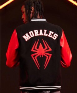 Across The Spider-Verse Miles Morales Varsity Jacket
