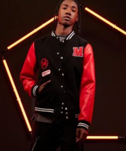 Across The Spider-Verse Miles Morales Varsity Jacket