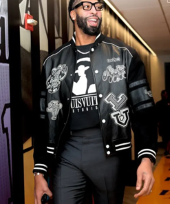 Anthony Davis Black Varsity Jacket