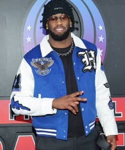 Brian Burns Blue Varsity Jacket