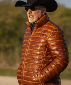 Jon Avnet The Last Rodeo Brown Leather Jacket