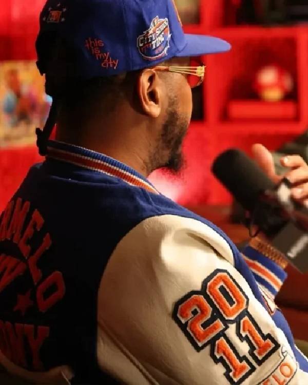 NYC-2026-Carmelo-Blue-White-Varsity-Jacket Carmelo x NYC Varsity Jacket