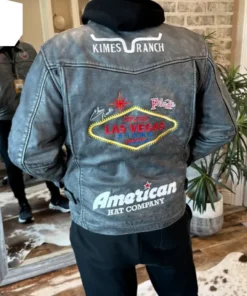Rodeo Las Vegas Stars Leather Jacket