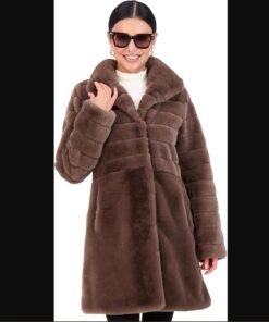 Jones New York Women’s Faux-Fur Coat