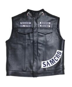 Sons of Anarchy Charlie Hunnam (Jax Teller) Leather Vest