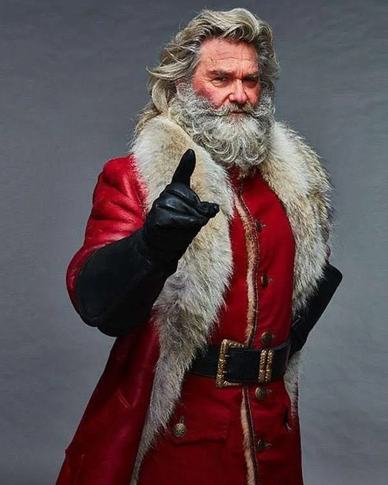 Santa Claus The Christmas Chronicles Shearling Fur Coat Santa Claus The Christmas Chronicles Shearling Fur Coat