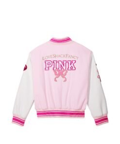 Victoria's Secret PINK Love Shack Fancy Varsity Jacket Limited Edition
