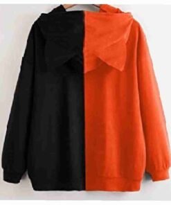 Womens Halloween Two-Tone Hoodie