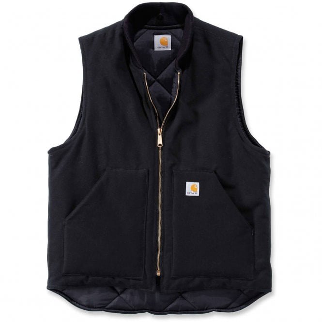 Carhartt Workwear V01 Duck Leisure Quilted Mens Zip Arctic Vest Jacket Carhartt Workwear V01 Duck Leisure Quilted Mens Zip Arctic Vest Jacket
