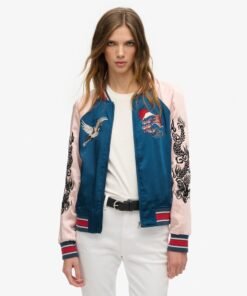 Suikajan Embroidered Bomber Jacket