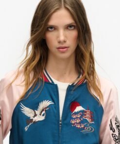 Suikajan Embroidered Bomber Jacket