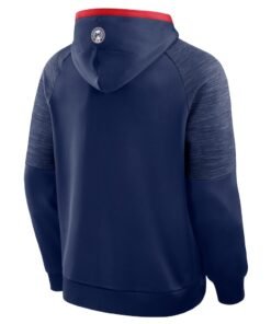 Men's Columbus Blue Jackets Fanatics Navy Goaltender Defender Pullover Hoodie