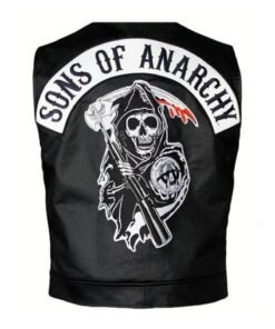 Sons of Anarchy Charlie Hunnam (Jax Teller) Leather Vest