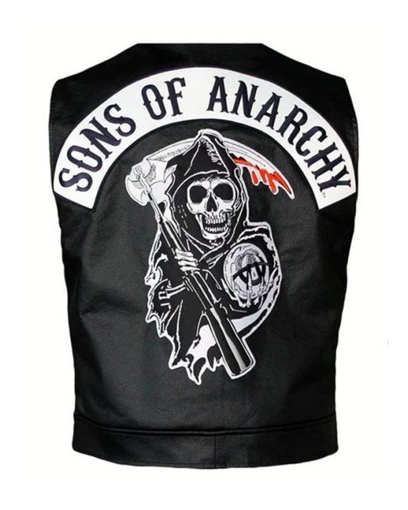 Sons of Anarchy Charlie Hunnam (Jax Teller) Leather Vest Sons of Anarchy Charlie Hunnam (Jax Teller) Leather Vest