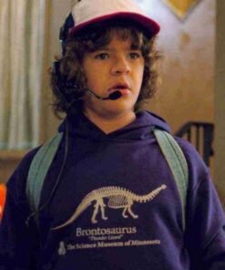 Stranger Things Dustin Purple Hoodie