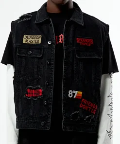 Stranger Things Dungeon Master Denim Vest