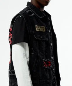 Stranger Things Dungeon Master Denim Vest