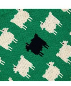 Lady Diana Green Sheep Sweater
