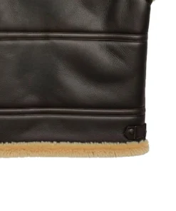 Italian Genuine Shearling Leather Vest With Soft Wool Lining