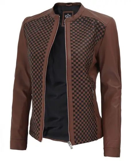 Women’s Maude Brown Leather Jacket Women’s Maude Brown Leather Jacket