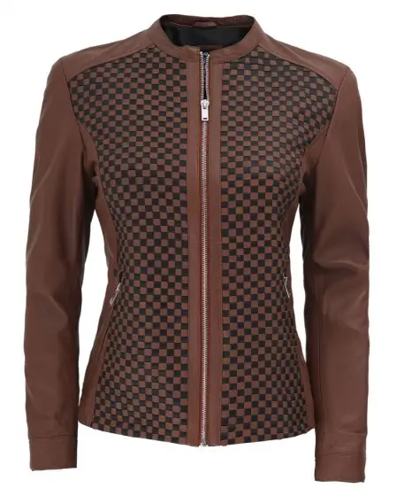 Women’s Maude Brown Leather Jacket Women’s Maude Brown Leather Jacket