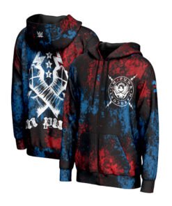 Men’s ProSphere Black CM Punk Straight Edge Hardcore Champion Full-Zip Hoodie