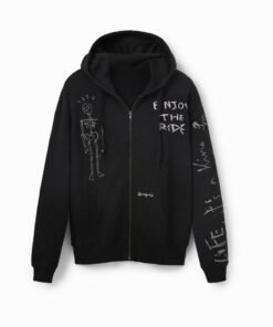 Oversize zip-up hoodie