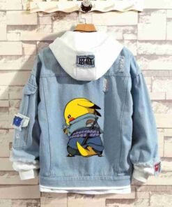Pokemon Cute Pikachu Denim Jacket